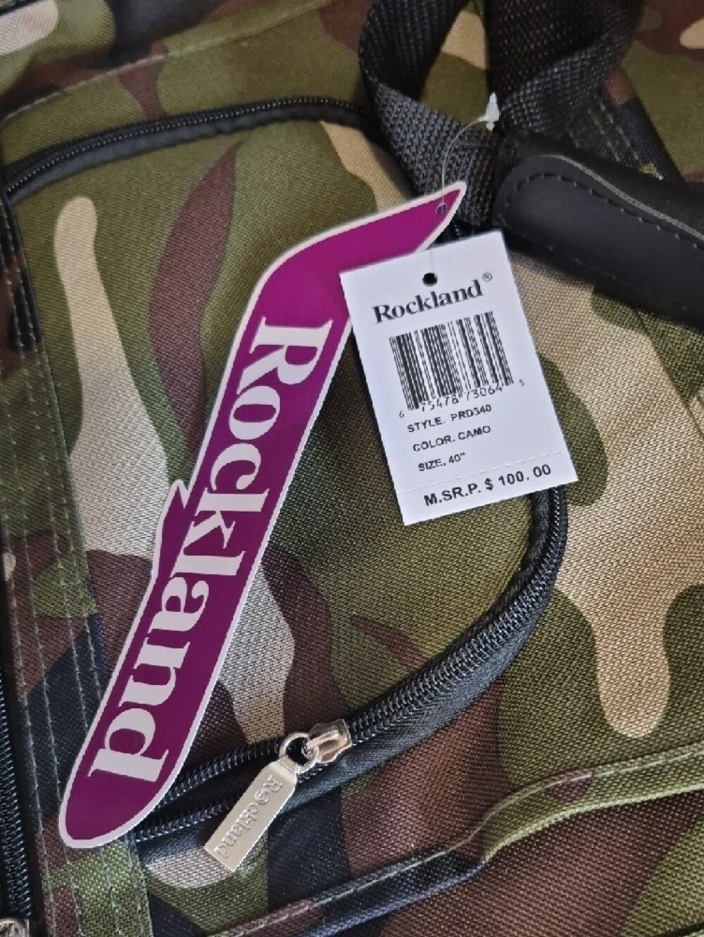 Camo Duffel Bag - Green Camouflage